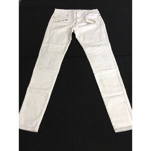 Vella Biker Jeans‎ White Sz 09
